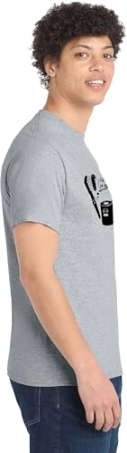 Image of I Hate My Job Toothbrush Toilet Paper Funny Top Toothbrush Toilet Paper Humor Graphic Cotton Tee Adult Youth Tall Men Women