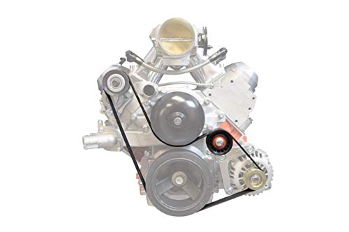 ICT Billet LS1 Alternator Only BELT & PULLEY LSX LS Power Steering Compatible with Pontiac Firebird Formula Trans Am WS6 Firehawk 1998 1999 2000 2001 2002551550