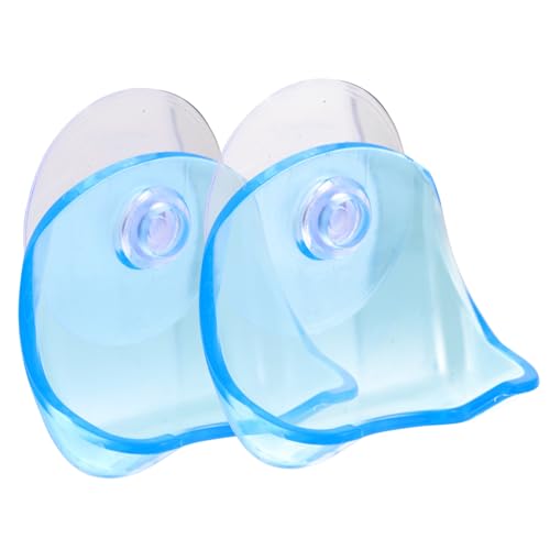 Gogogmee Shaving Holder 2 Pack Suction Cup Razor Rack Shower Razor Hook Suction Shaver Hanger
