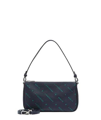 Sac crossbody Monogram Liebeskind Berlin en cuir de vachette bleu marine