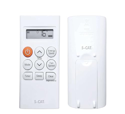 Image of S-CAT Compatible with LG AC Remote Control Model AKB73975614 AKB73975615 (No Backlight) Suitable for 1 1.5 2 Ton Split & Window AC (Model 298)