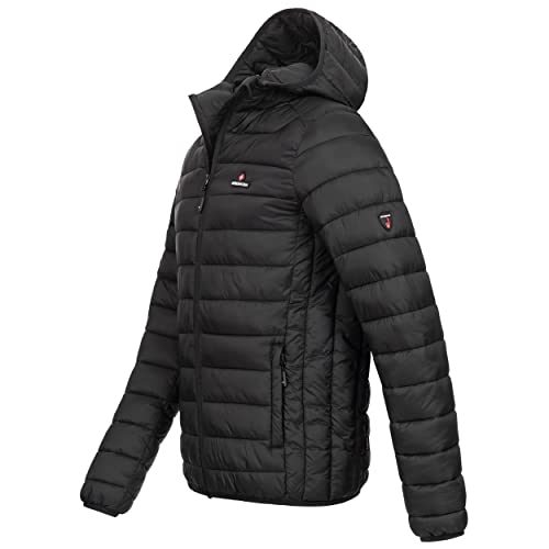 Übergangsjacke Herren Höhenhorn Balmhorn in Midnight Black Größe 3XL