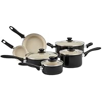 11-Piece Amazon Basics Ceramic Nonstick Pots and Pans Set only .12: eDeal Info