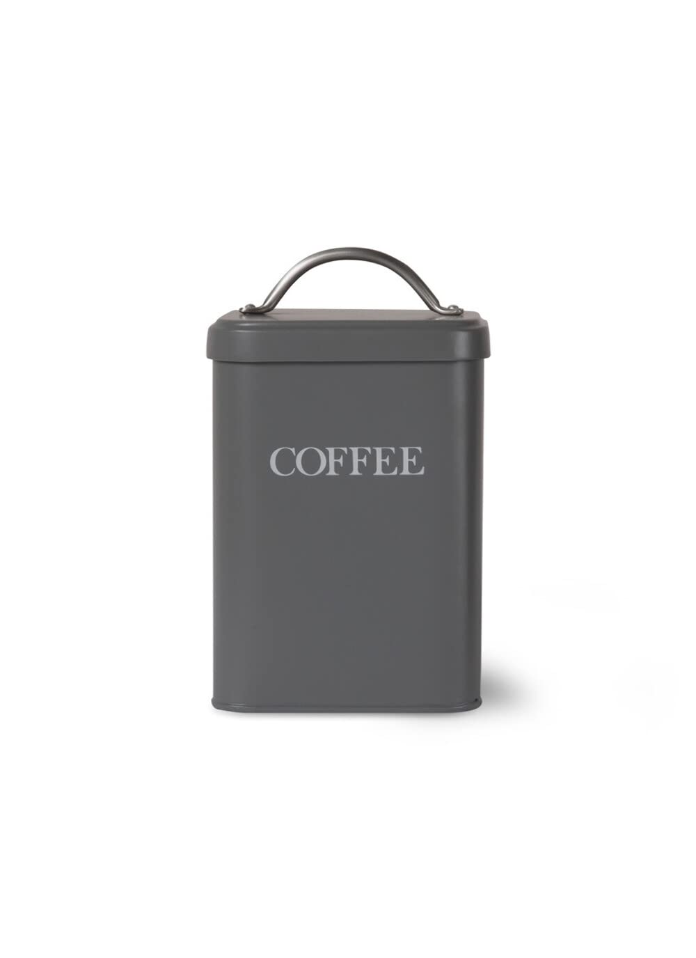 Original Coffee Canister by Garden Trading | Crafted in Powder Coated Steel | H20 X W12 X D12cm