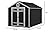 Handy Home Products Greenbriar 8X10 Do-It-Yourself Storage Shed with Floor