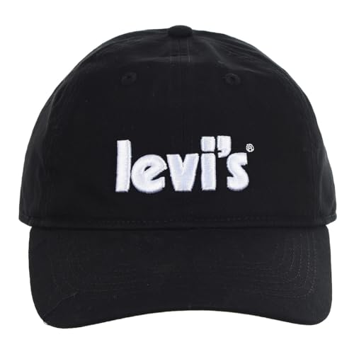 Levi's Kids Unisex Lan Poster Logo Cap 9a8502 Verschluss, Schwarz,...