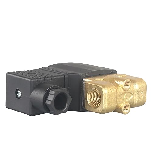 Électrovanne pneumatique 2 voies 1/4" DC 24V pour fluides - 5