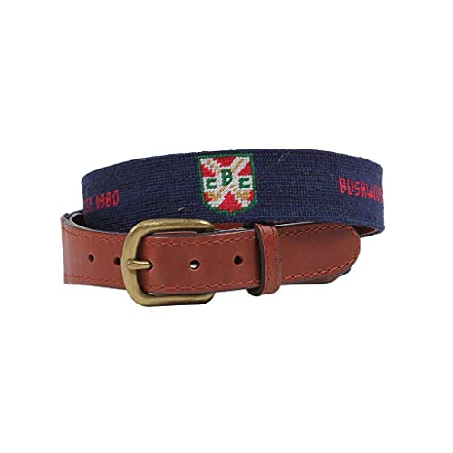 Bushwood Needlepoint Belt by Smathers & Branson