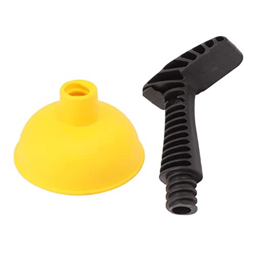 Focket Spülbecken-Plunger, leistungsstarker Abfluss-Plunger mit kurzem Griff, handgehaltener Kleiner Mini-Plunger für Küchenspüle, Dusche, Badabflüsse und Badewanne, Toilette (Typ B)