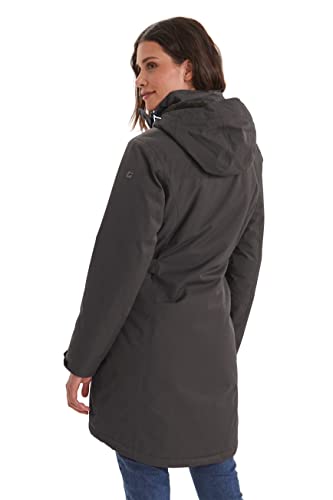 Killtec Damen Funktionsparka Mit Abzippbarer Kapuze Alisi, schwarz, 46, 32730-000