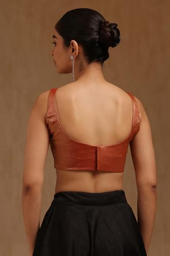 Image of Soch Women's Glass Tissue Sleeveless Blouse