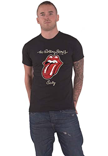 Rolling Stones The T Shirt Sixty Plastered Tongue