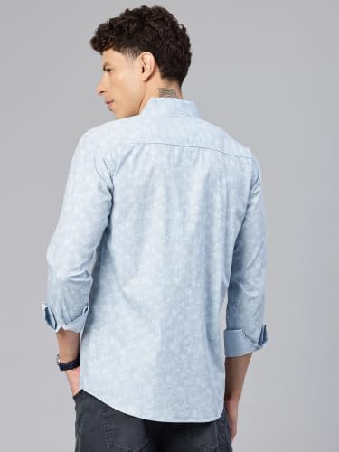Image of Majestic Man Stylish Geomatric Print Casual Shirt - Pure Cotton| Full Sleeve | Trendy & Comfortable