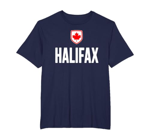 Halifax Canada T-Shirt, Men's Big and Tall, Navy Blue, 6X Tall