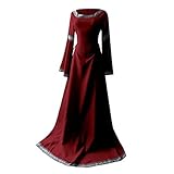 prinzessin renaissance bodenlänge schwarz damen mittelalter kleid zum schnüren mit gugel s xl damen langarm mit kapuze mittelalter kleid bodenlangen cosplay dress age mittelalter kleidung große größen renaissance kostüm lang halloween kostüm mittelalter kostüm magd bäuerin