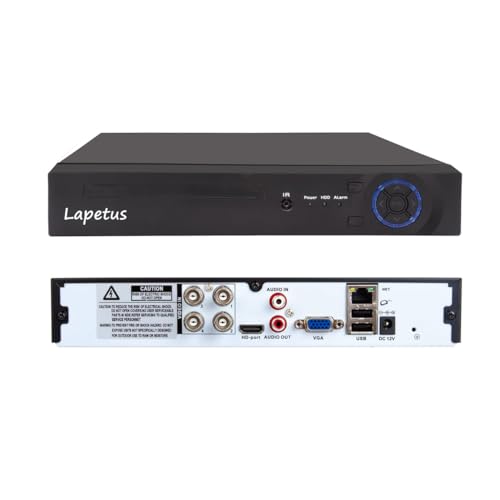 DVR híbrido de 4 canales 1080N con control de vigilancia y alertas de movimiento automáticas
