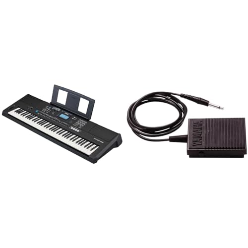 Yamaha 76-key portable keyboard with sustain pedal (PSREW425)