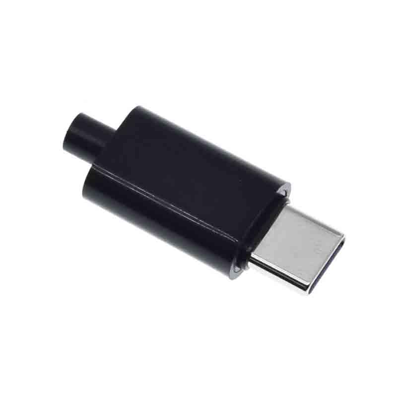 20sets TypeC with TypeA USB2.0 Male Plug DIY Data Cable Accessories Interface Connector