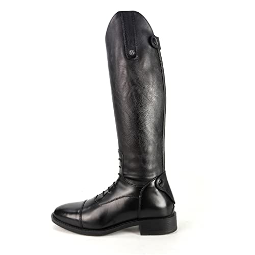 Image of Brogini Kids Como Piccino Junior Riding Boot Long Boots Black 5 (38)