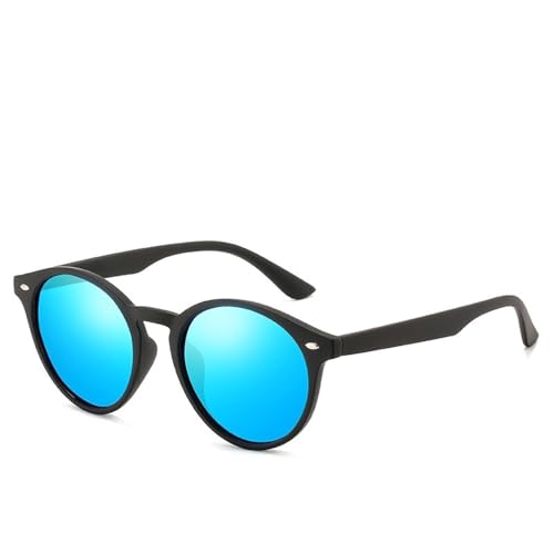 Lunettes de soleil rondes polarisées UV400 vintage pour look rétro chic quotidien