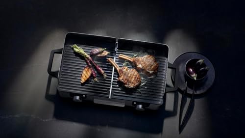 WMF Lono Master-Grill, Elektrogrill, 50x28 cm, Elektrogrill Tischgrill mit Windschutz und Auffangschale, Outdoorzertifiziert für Barbecue… – Ansicht 2