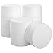 Craft Foam Circle - 9-Pack Polystyrene Foam Disc, Round Foam for Sculpture, Modeling, DIY Arts and Crafts, Kids Class, Floral Arrangement, White, 4 x 4 x 2 Inches