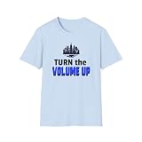 Mamdani Support Tee, Turn The Volume Up T-Shirt, Zohran Mamdani, Resist, NYC Shirt, Anti-Trump Shirt, Protest Apparel Light Blue