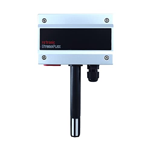 Wall Mounting Temperature and Humidity Transmitter (Temp. Range: 32 to 122°F & Humi.: 10 to 90% RH) for Hi Tech Workspaces, Paper Pulp, Beverage, Ducting Model: Rotronic HF120