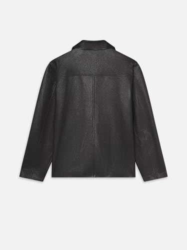 Men's Leather Casual Blazer Single Breasted Classic Slim Fit Lightweight Modern Jacket Formal Wedding Business3