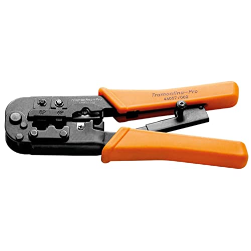 Alicate para crimpar terminais RJ11 / RJ12 / RJ45 Tramontina Pro