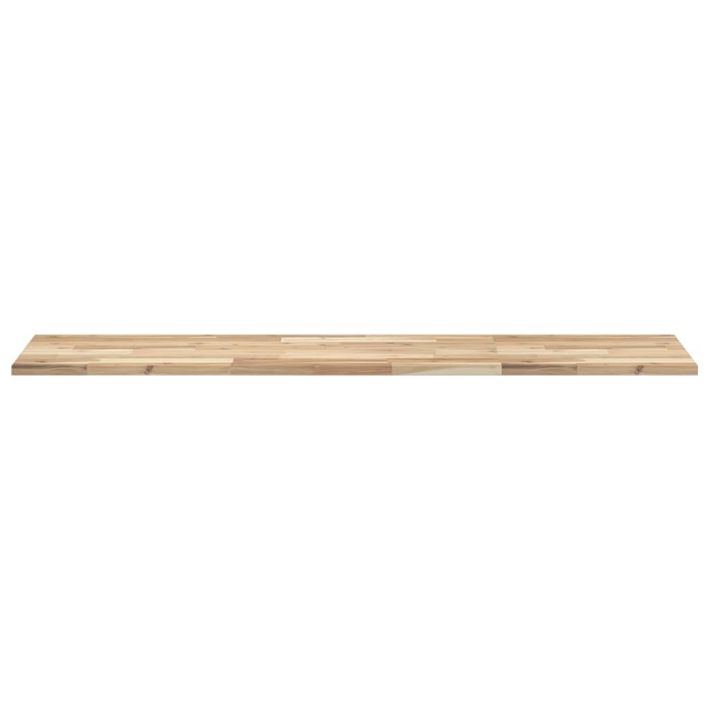 Piano Tavolo 40x20x2 Cm Rettangolare Legno Massello Di