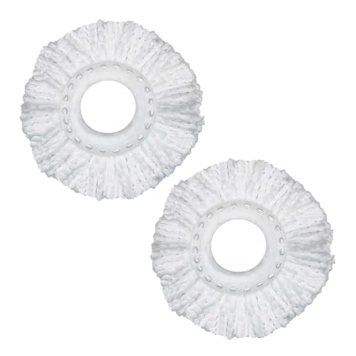 Image of Boniry 2 PCS Microfiber Spin Mop Refills for Floor Cleaning - Super Absorbent Universal Mop Head Replacement
