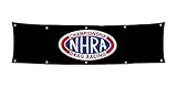 NHRA Drag Racing Flag 2x8ft Drag Racing Championship Banner for Outdoor Room Man Cave Garage Shop