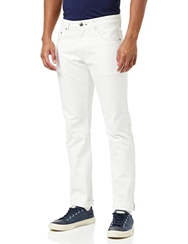 Hackett London Herren White Denim Casual Pants, 800white, 36W EU Cover