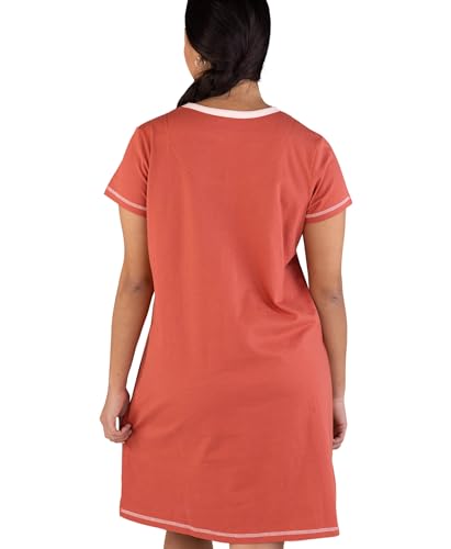 Image of Lazy One Women's Novelty Nightshirt - Funny Cotton Nightgown, Cute V-neck Sleep Shirts, Women's Sleepwear