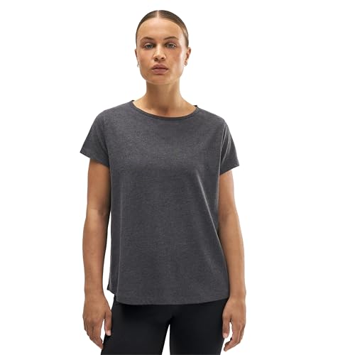 YSABEL MORA Camiseta Algodón Básica Deportiva Silueta Favorecedora y Funcional para Movilidad Total y Look Natural Ideal para Entrenamientos Suaves o Uso Diario con Comodidad y Estilo
