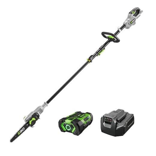EGO Power+ MPS1001 10-inch Pole Saw & Power Head with 2.5Ah Battery & Charger Included