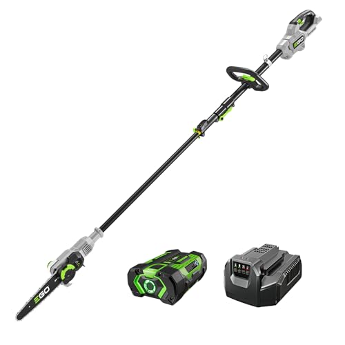 EGO Power+ MPS1001 10-inch Pole Saw & Power Head with 2.5Ah Battery & Charger Included