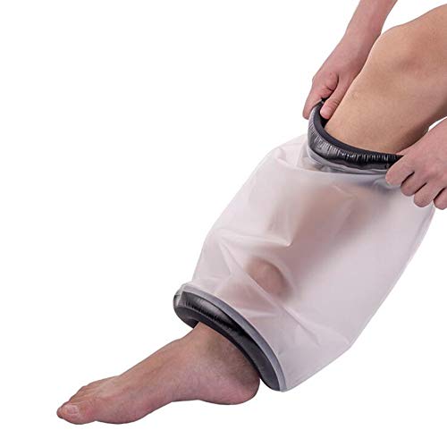 Waterproof Knee Cast Cover for Shower, Adult Knee Cast Protector for Knee Replacement