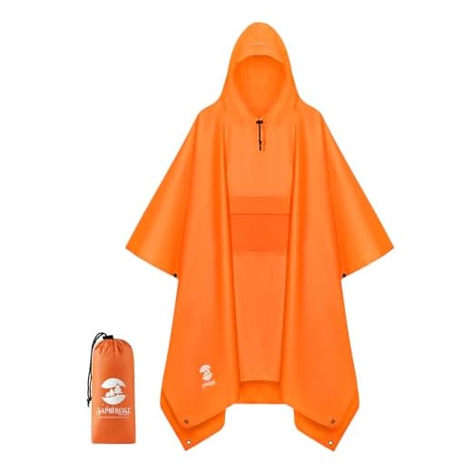 SaphiRose Multifunction Rain Poncho Waterproof Raincoat
