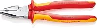 KNIPEX Kraft-Kombizange verchromt isoliert mit Mehrkomponenten-Hüllen, VDE-geprüft 225 mm, 02 06 225 – Ansicht 1