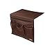 Portaoggetti Letto Borsa Appeso Borsa da Letto Organizzatore da Letto/Divano per sponde del Letto, Letti, scrivanie, banconi (Marrone)