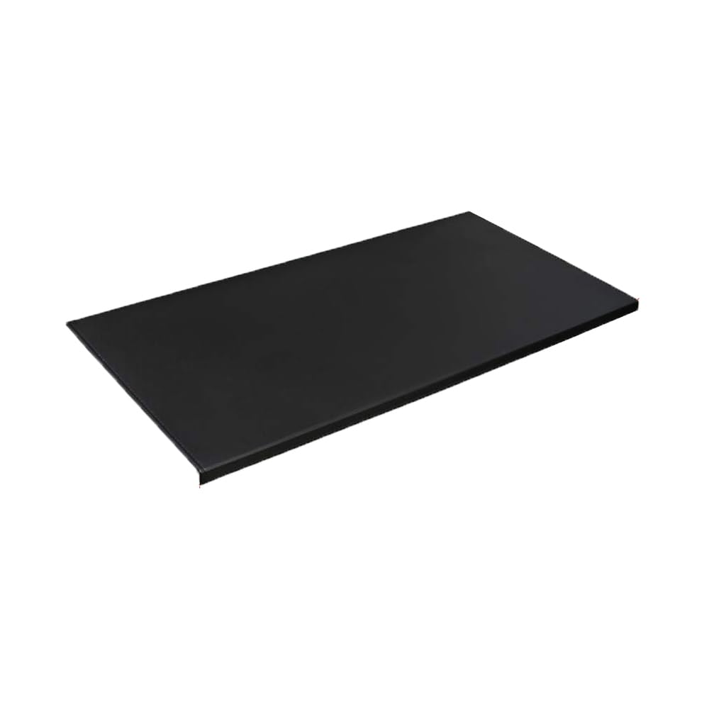 Rutschfeste Schreibtischunterlage aus Leder mit Kantenschutz, wasserdichte Schreibtischunterlage, erweitertes Mauspad für Laptop/Computer, Gaming-Schutz mit glatter Schreibfläche (60 x 110 cm, Schwarz