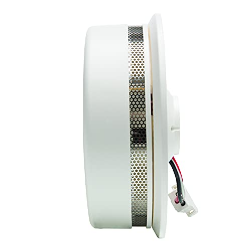 Kidde Wireless Hardwired Smoke Detector, 10-Year Battery Backup, Voice Alerts, Photoelectric Sensor Wire-Free Interconnect Combination Alarm #TOP7