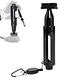 Nettoyage rapide : La densité des poils élimine rapidement les salissures tenaces, tandis que la fonction de pulvérisation innovante garantit une humidification complète des rainures - solution idéale pour maintenir les performances des clubs de golf