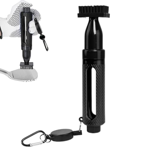 Protoence Brosse de Nettoyage pour Clubs de Golf, Pulvérisateur Nettoyant pour Bâtons De Golf, Accessoire D'entraînement Léger, Fournitures Imperméables De Regrip pour