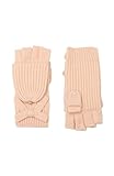 Kate Spade Women's Knit Bow Pop Top Mitten, Glove Set for Cold Weather, Stylish Fashion Accessory