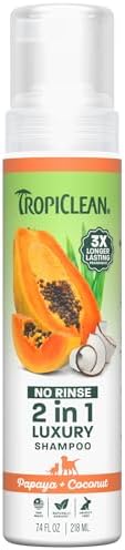 TropiClean No Rinse Waterless Dog Shampoo | Detangling & Deodoriz...