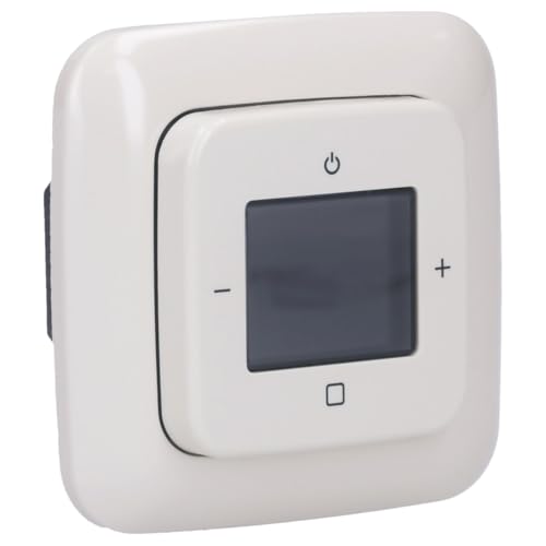 Busch-Jaeger Komplett-Set 8215 Unterputzradio DAB+ + 8252-212-101 Zentralscheibe + 2511-212 1-fach Abdeckrahmen Cremeweiß Busch-Duro 2000 SI