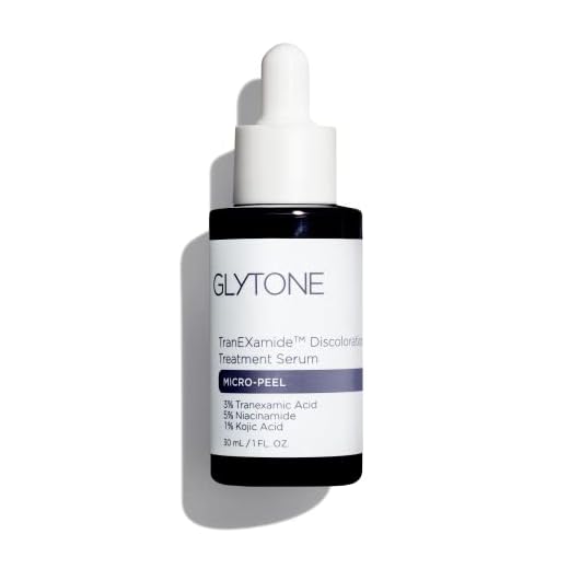 Glytone Micro-Peel TranEXamide™ Discoloration Treatment Serum - With 3% Tranexamic Acid - For Dark Spots - Vegan, Paraben & Fragrance-Free - 1 fl. oz.